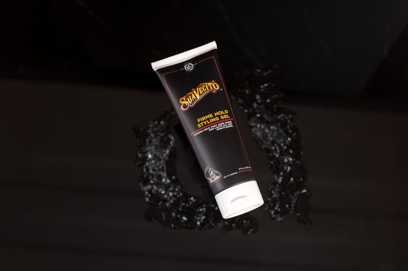 Suavecito Firme (Strong) Hold Styling Gel 8 oz -Original Scent, High Shine - Alcohol Free - Won't Dry or Flake, Lasts All Day, Works On All Hair Types And Textures - Image 5