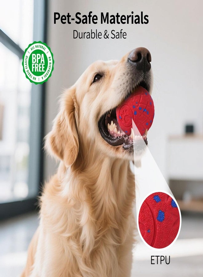 SCHITEC Smart Interactive Dog Toy Ball - Automatic Moving & Bouncing Balls for Large Dogs, Rechargeable Motorized Dog Ball, Stimulating Pet Toy for Active & Bored Medium Large Dogs (Red) - Image 4