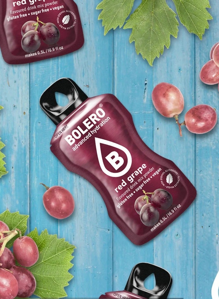 bolero Advanced Hydration Drink Sticks - Red grape - (12 sachets)  - Image 3