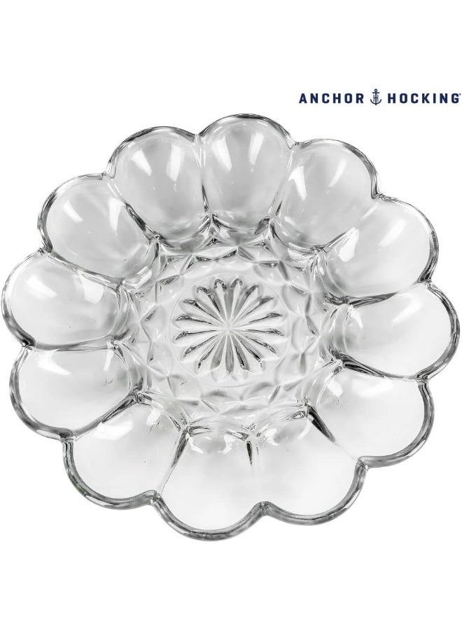 Anchor Hocking Company 86148 10" Presence Egg Plate - Image 2