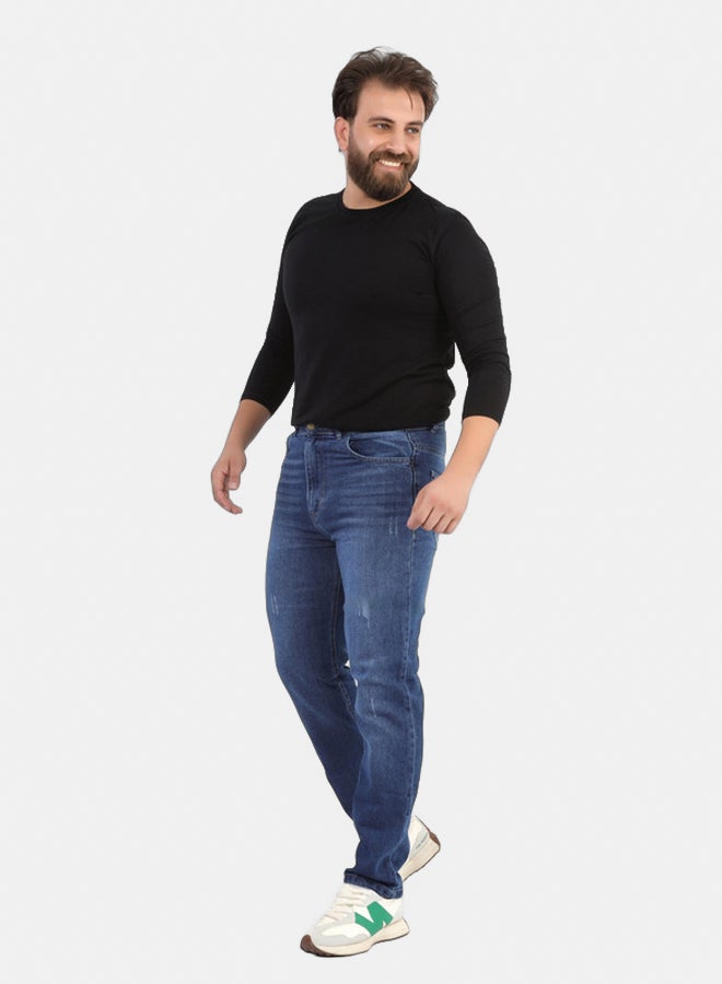 EGY WEAR Men'S Blue Slim Fit Jeans - Image 2