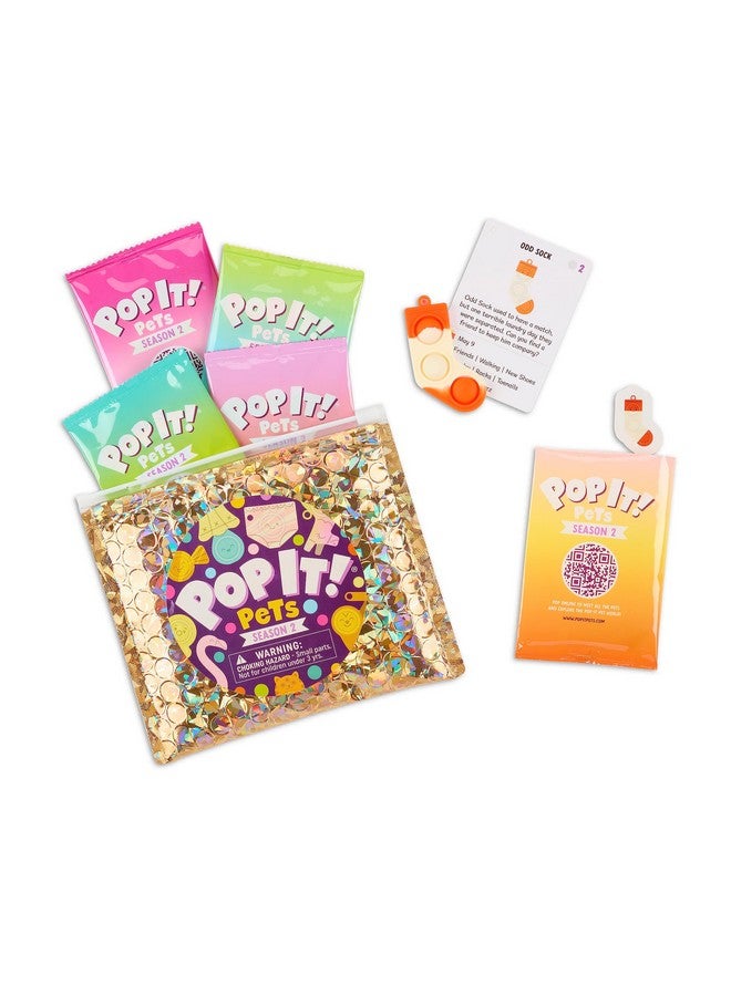 Buffalo Games Pop It! Pets - Season 2 - The Ultimate Sensory Fidget Toy - Popping Bubbles and Adorable Characters - Collector map with Cards and Stickers from Buffalo Games - Image 1