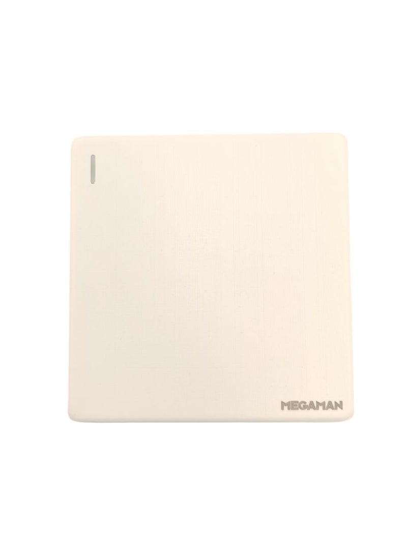 Megaman Switch 1Gang 2Way 10Amp - White - Image 1