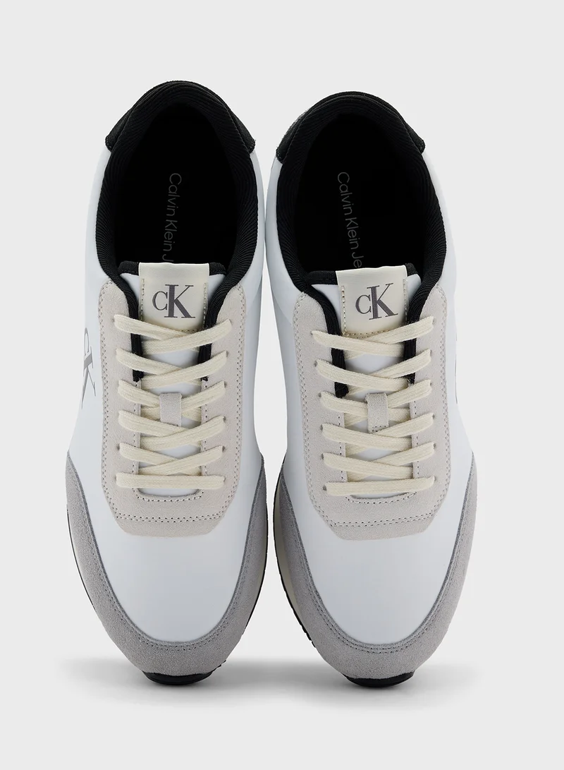 كالفن كلاين جينز Retro Lace Up Low Top Sneakers