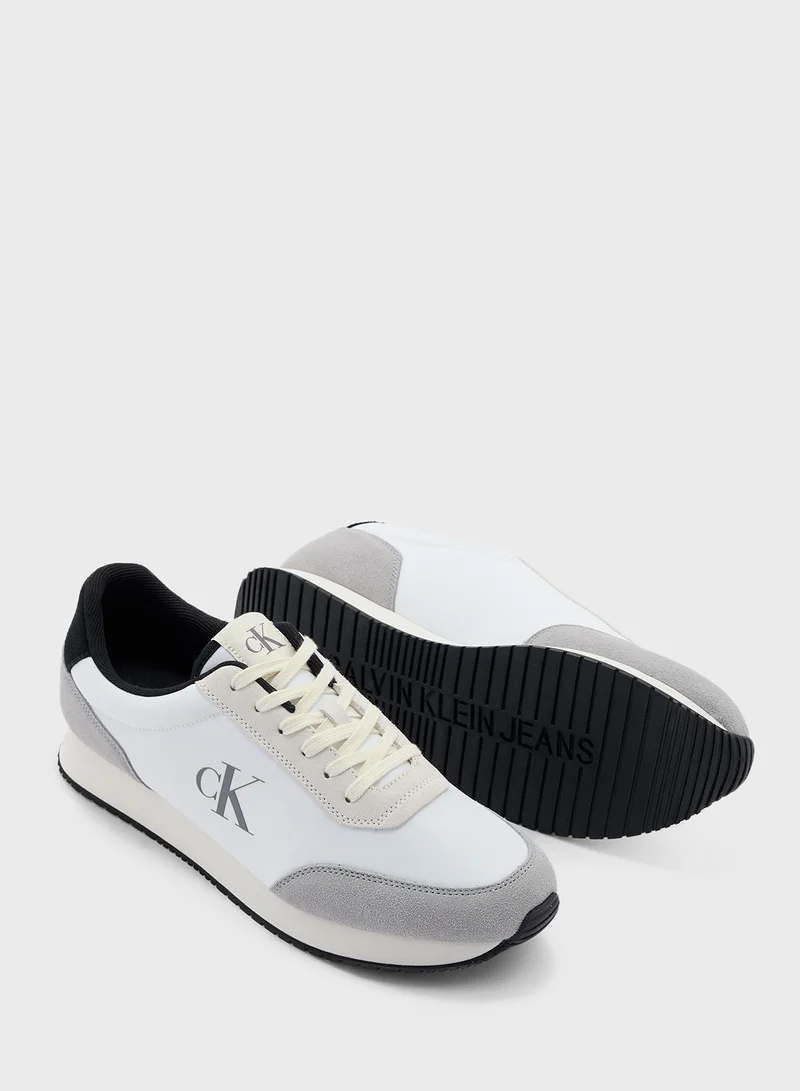 كالفن كلاين جينز Retro Lace Up Low Top Sneakers
