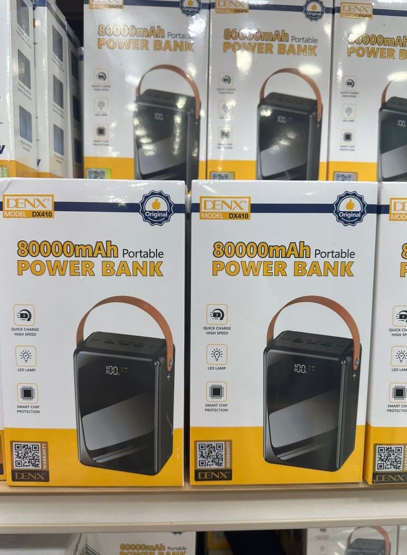 Denx DX410 - 80000 mAh Power Bank 22.5W QC3.0 + PD - Image 2