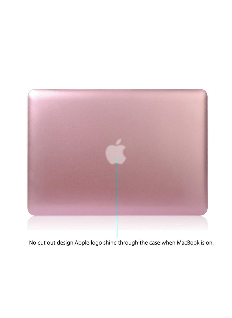 Ntech NTECH Case Compatible With MacBook Air 13 inch Case 2010-2017 (Model: A1466/A1369) Slim Plastic Hard Shell Protective Case For MacBook Air 13.3 (Rose Gold)  - Image 4