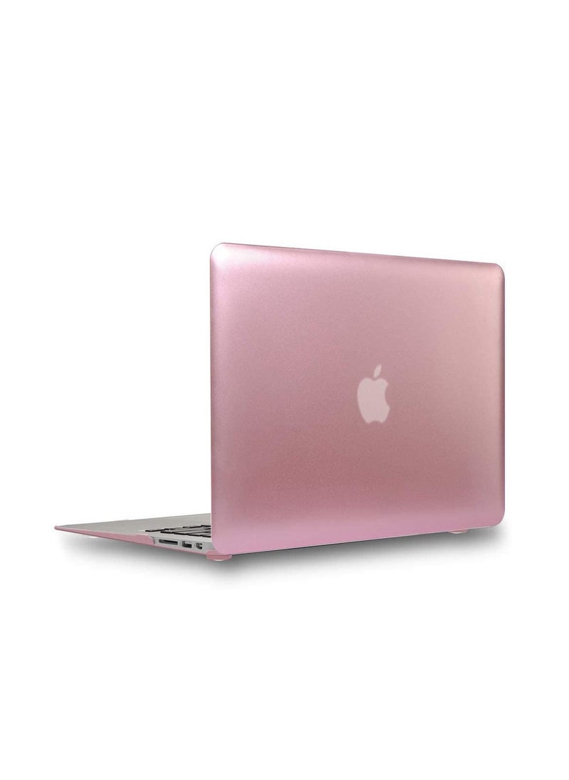 Ntech NTECH Case Compatible With MacBook Air 13 inch Case 2010-2017 (Model: A1466/A1369) Slim Plastic Hard Shell Protective Case For MacBook Air 13.3 (Rose Gold)  - Image 1