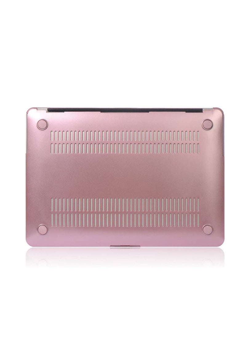Ntech NTECH Case Compatible With MacBook Air 13 inch Case 2010-2017 (Model: A1466/A1369) Slim Plastic Hard Shell Protective Case For MacBook Air 13.3 (Rose Gold)  - Image 3