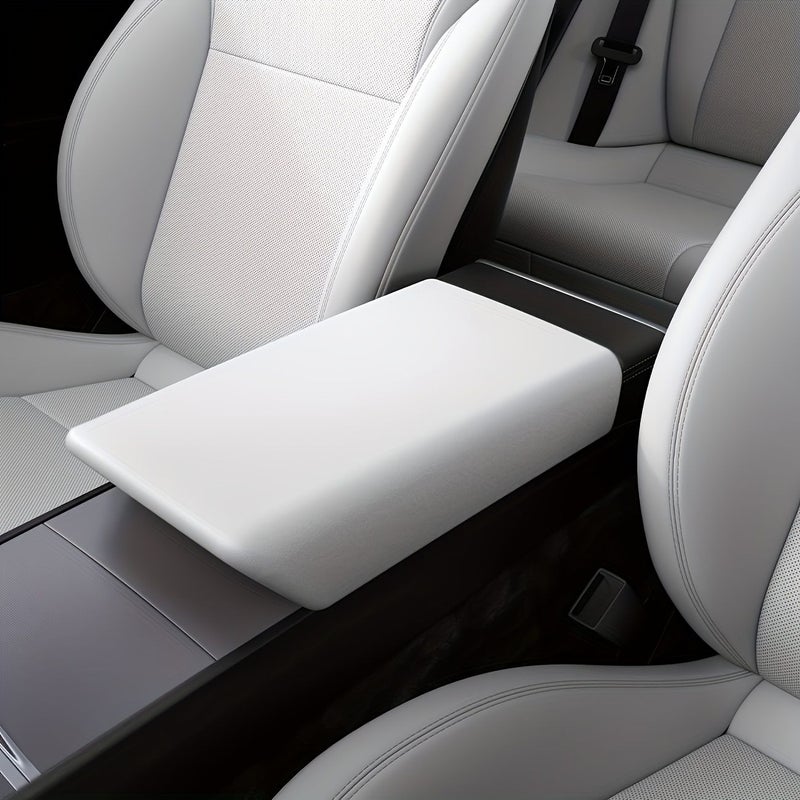 COFIT Central Armrest Cover Black for Tesla Model Y 2025-2026 Model 3 2024-2025 Ergonomic Scratch Resistant Easy Install - Image 5