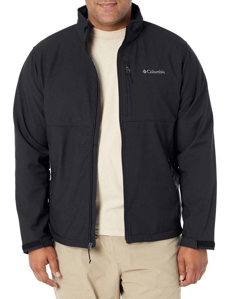 Columbia Mens Ascender Softshell FrontZip Jacket Black Small