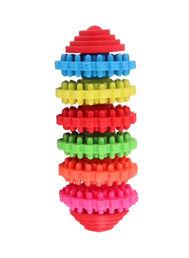 Rubber Pet Chew Toy Multicolour 12 x 5cm - Image 2