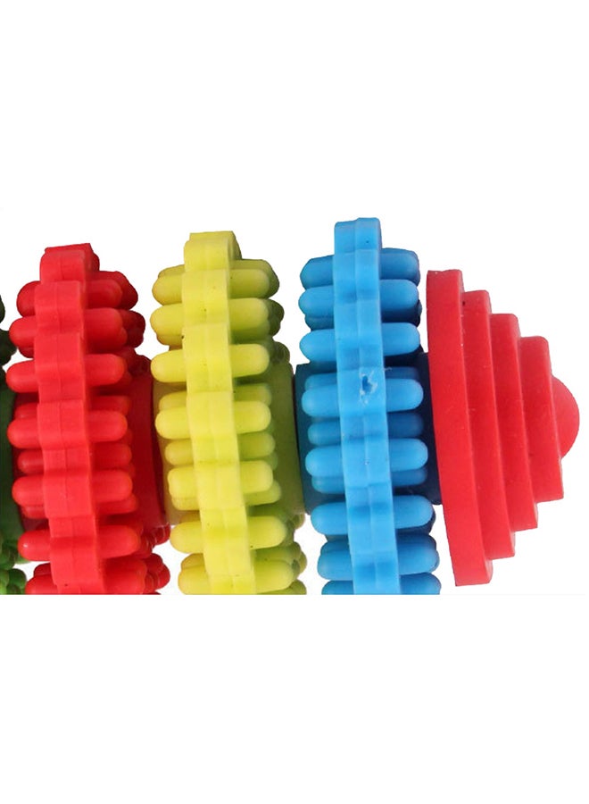 Rubber Pet Chew Toy Multicolour 12 x 5cm - Image 3