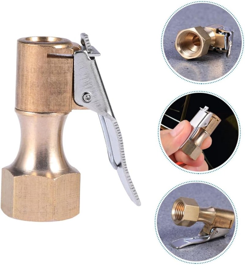 قفل خرطوم هواء الإطارات محول فوهة النفخ للسيارة والشاحنة والدراجة النارية المحمولة - Image 5