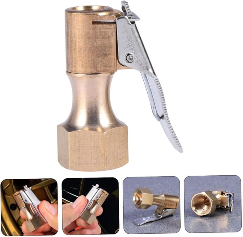 قفل خرطوم هواء الإطارات محول فوهة النفخ للسيارة والشاحنة والدراجة النارية المحمولة - Image 4