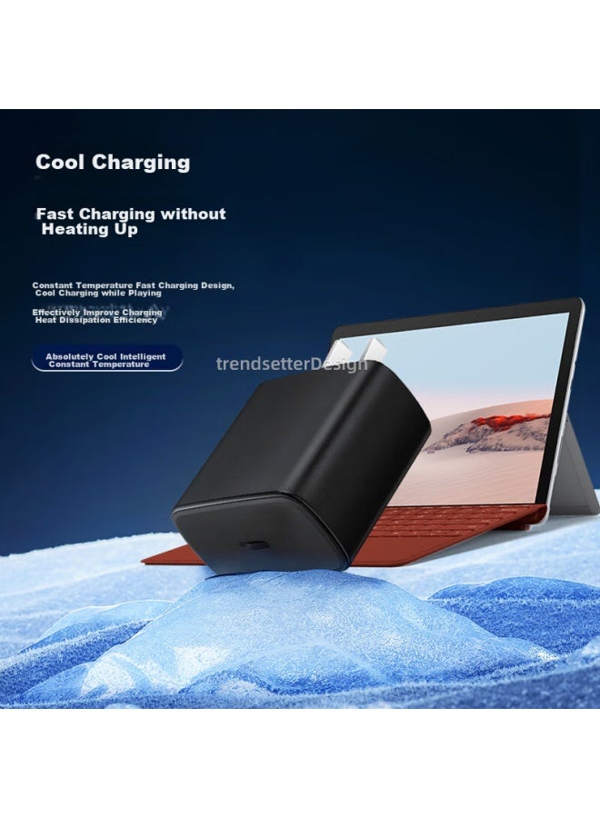 Chuanfan Microsoft Charger, 44w/36w Portable Power Adapter, Compatible With Surface Pro3/4/5/6/go2/laptop/book Tablet, Laptop Charging Cable - Image 5