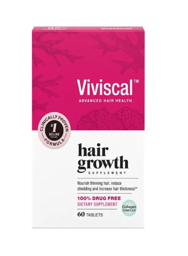 VIVISCAL HAIR GROWTH TABLETS 60'S