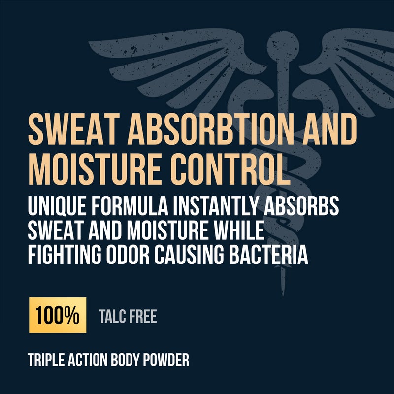 Certain Dri Body Powder for Men & Women - Talc-Free - Maximum Sweat Absorption, Moisture, & Odor Control - Calamine-Infused, Anti-Chafing, & Anti-Itch - Gentle on Sensitive Skin - 8 oz - Image 3