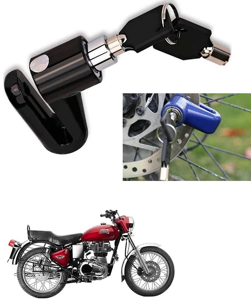 ZNEE SMART Mini Bicycle Motorcycle Disc Brake Lock/Disk Lock Security for Royal Enfield Bullet Electra Twinspark - Image 1