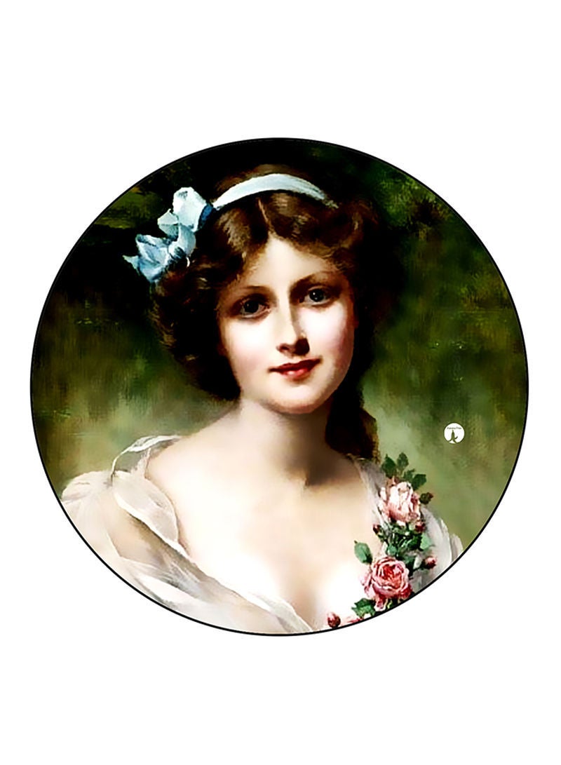 RKN Vintage Art Printed Fridge Magnet  Multicolour - Image 1