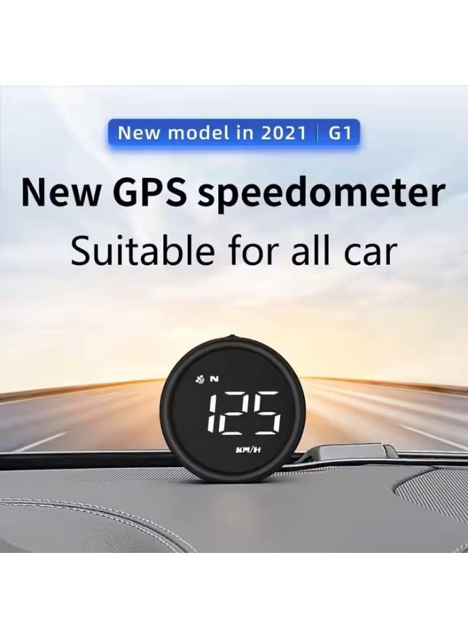 Alayjah, Round Car Digital Meter, 2 Years Warranty, Real-Time Speed Display for Safe Driving, Avoid Traffic Fines & Stay Within Limits, Small Compact Size, Easy Installation 10900080 - Image 3