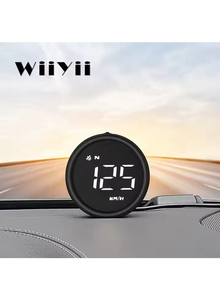 Alayjah, Round Car Digital Meter, 2 Years Warranty, Real-Time Speed Display for Safe Driving, Avoid Traffic Fines & Stay Within Limits, Small Compact Size, Easy Installation 10900080 - Image 5