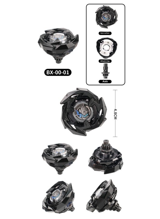 跨境平台新品战斗陀螺男孩玩具游戏 X陀螺 BX旋转陀螺X手把发射器-颜色:BX00-01  - Image 1