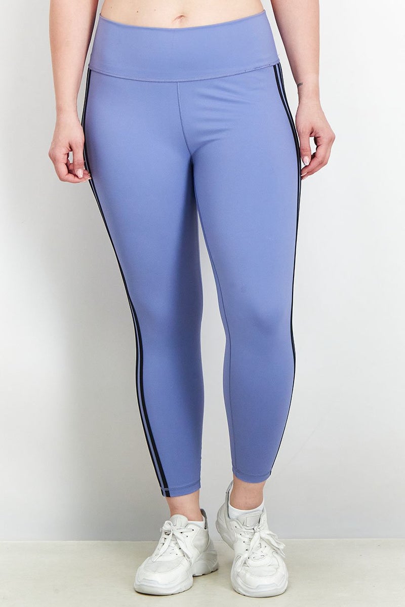 Adidas ملابس رياضية نسائية للياقة البدنية 7/8 ضيقة، لافندر - Image 1