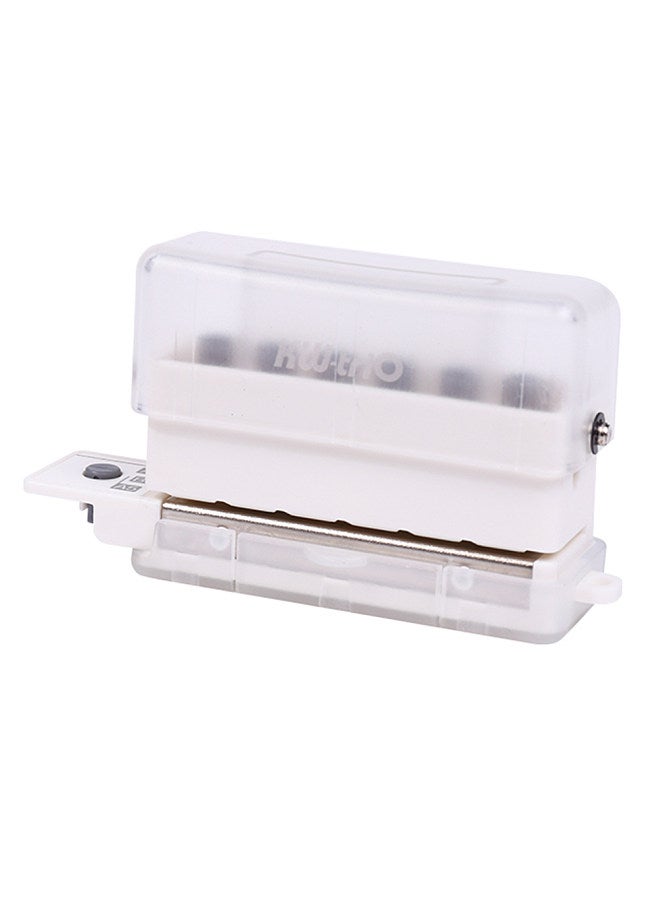 Kw-trio 6-Hole Paper Punch Handheld Mini Puncher Support Multiple 20/26/30 Hole Punching 5.5mm Aperture for A4 A5 B5 Notebook Scrapbook Diary Planner Calendars Agenda Greeting Card DIY  - Image 1