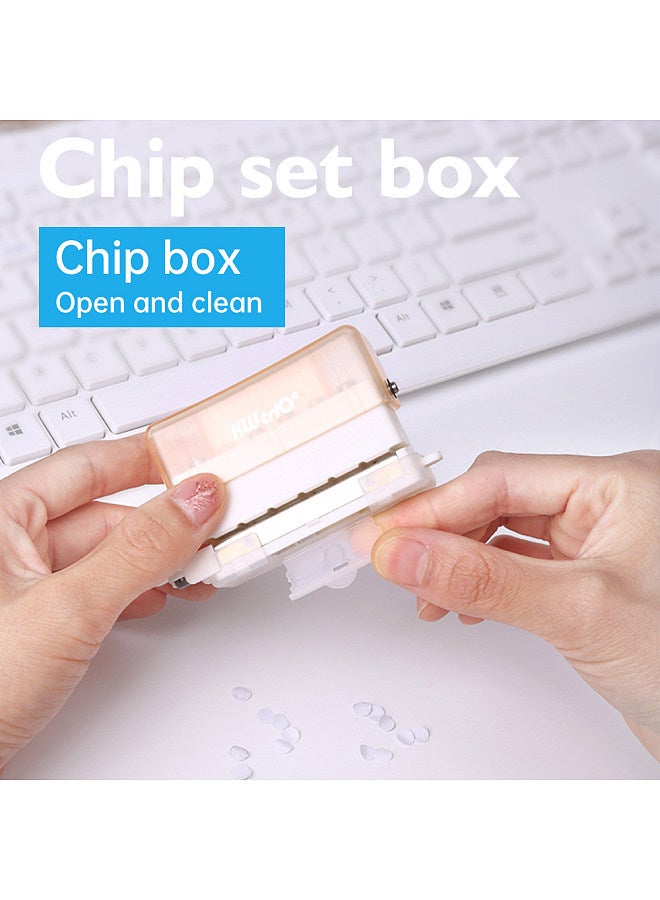 Kw-trio 6-Hole Paper Punch Handheld Mini Puncher Support Multiple 20/26/30 Hole Punching 5.5mm Aperture for A4 A5 B5 Notebook Scrapbook Diary Planner Calendars Agenda Greeting Card DIY  - Image 5