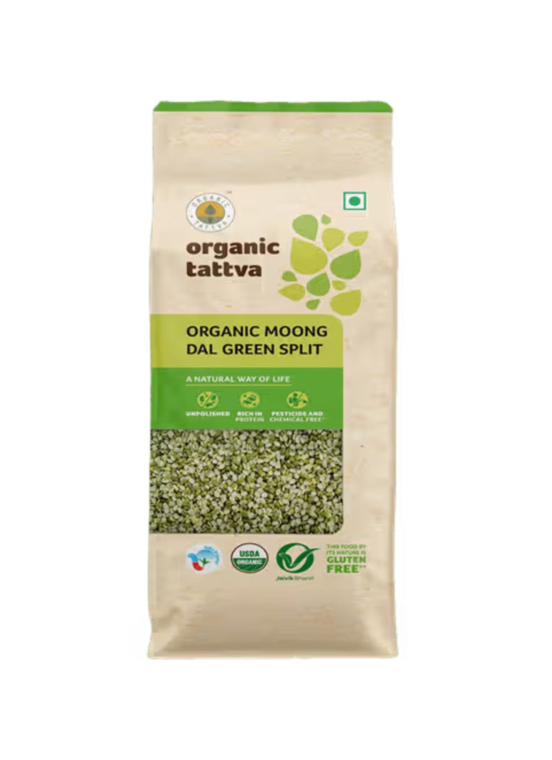 Organic Tattva Green Split Moong Dal - Image 2