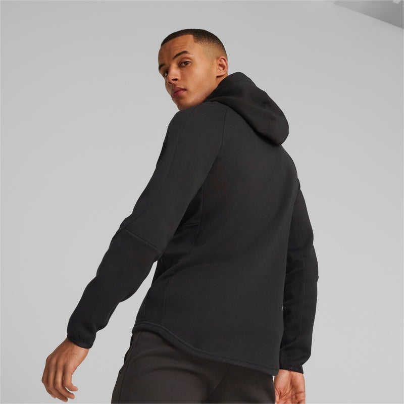 PUMA EVOSTRIPE Mens Black Full-Zip Hoodie - Image 2