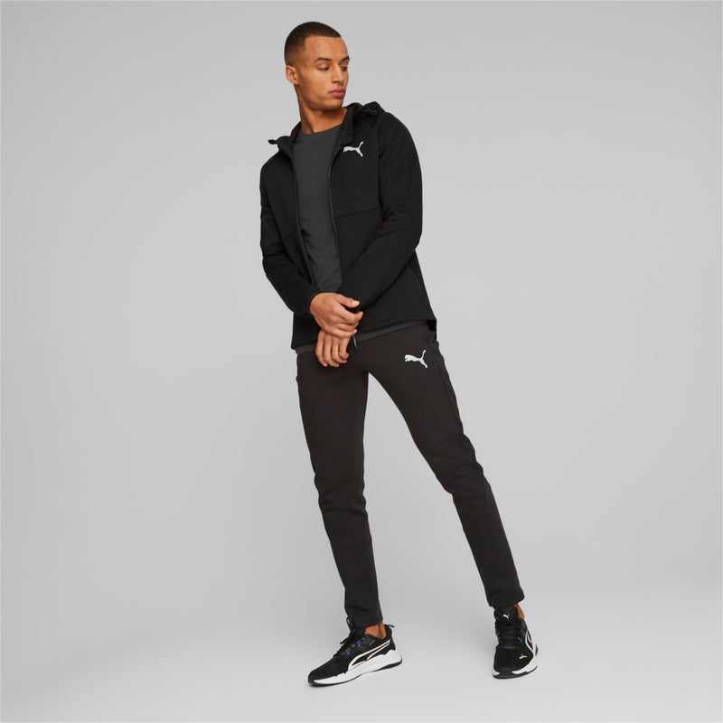 PUMA EVOSTRIPE Mens Black Full-Zip Hoodie - Image 5