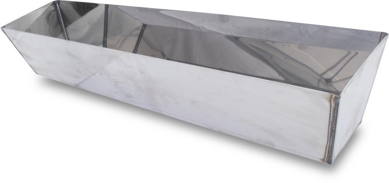 MARSHALLTOWN Heli-Arc Mud Pans, 14 Inch, Heavy Gauge Stainless Steel, Heli-Arc Welded Corners, Sheared Sides to Clean Knives, Hold Joint Compound, Drywall and Plaster, 6396 - Image 2