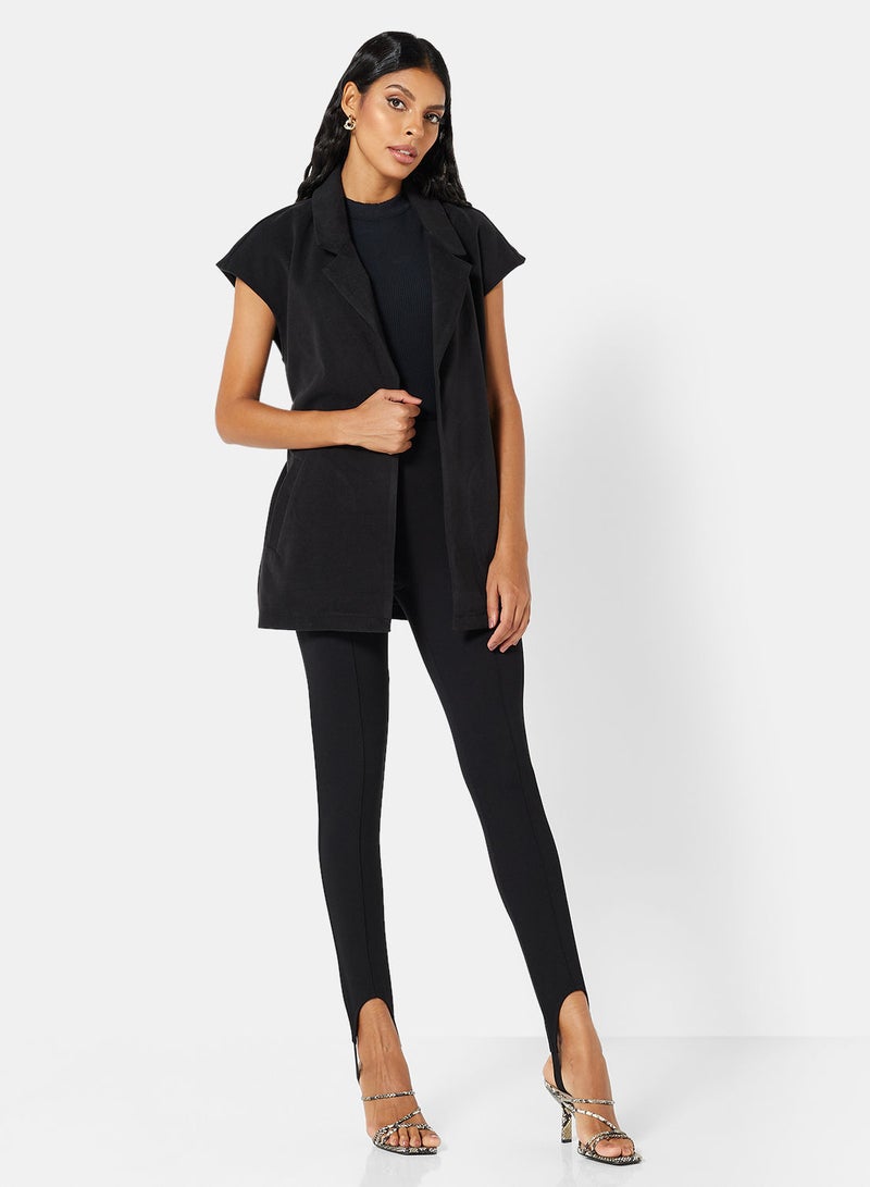 Jacqueline de Yong Stirrup High Rise Leggings  - Image 4
