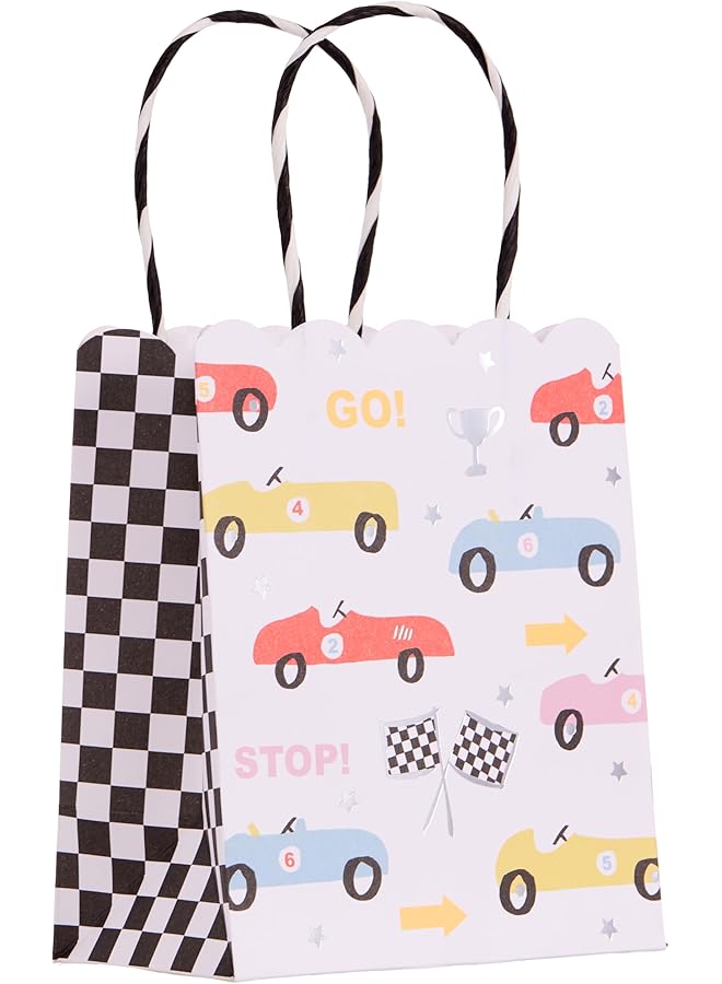 ميري ميري مجموعة حقائب حفلات سباق السيارات مكونة من 8 قطع - Image 1