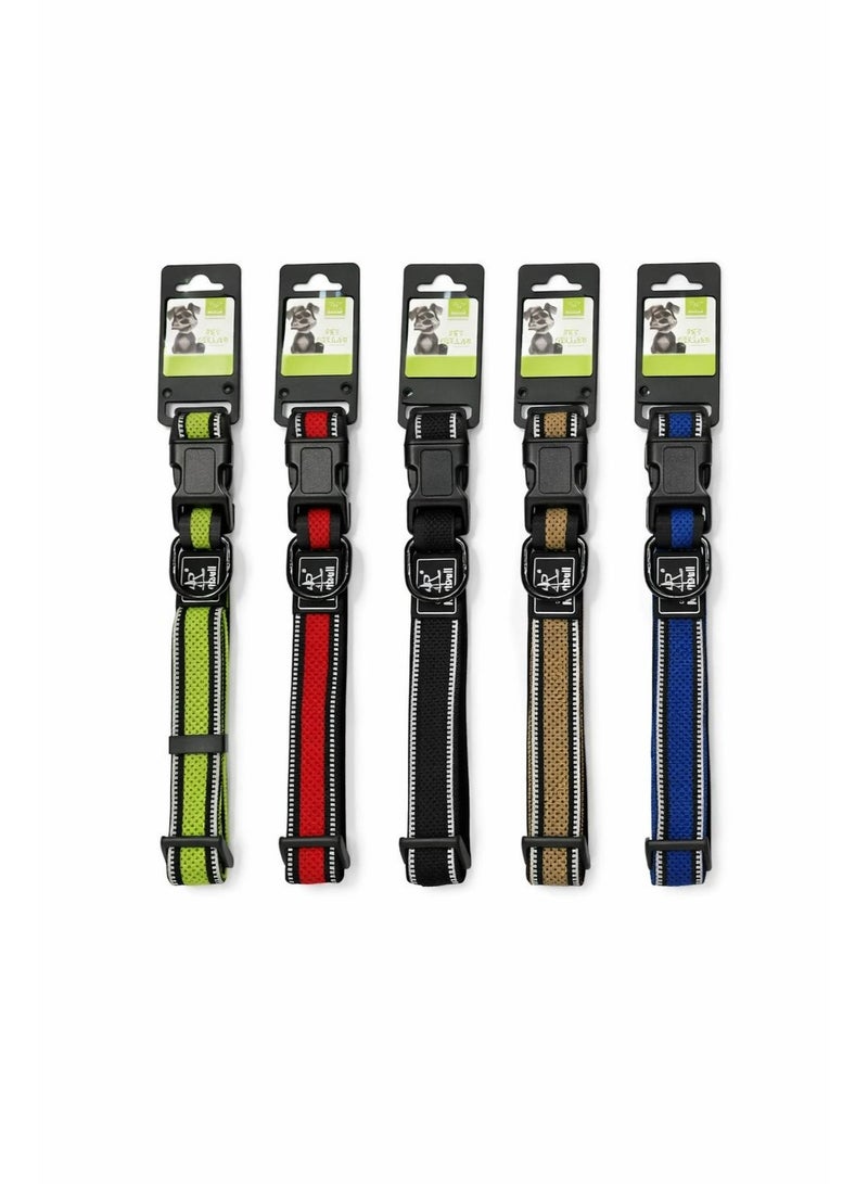 Nunbell Adjustable Dog Collar, Size L, Design with Quick Release Buckle