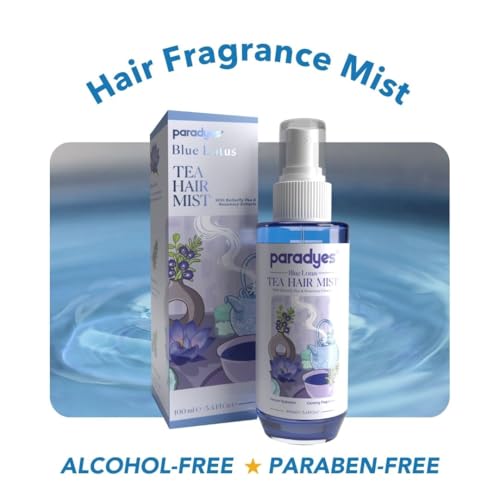 Paradyes Blue Lotus Tea Hair Perfume for Intense Hydration & Calming Fragrance | Made for all hair types | For Men & Women |100ml - Image 2