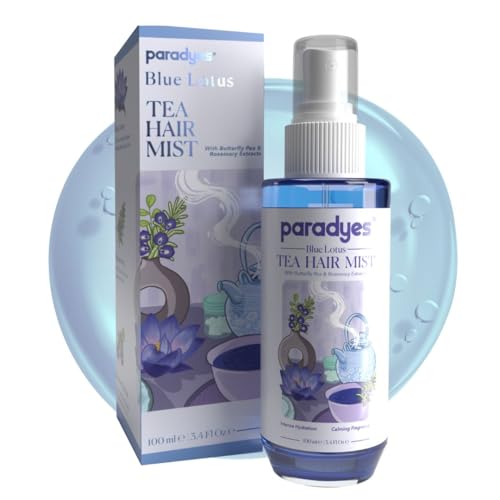 Paradyes Blue Lotus Tea Hair Perfume for Intense Hydration & Calming Fragrance | Made for all hair types | For Men & Women |100ml - Image 1