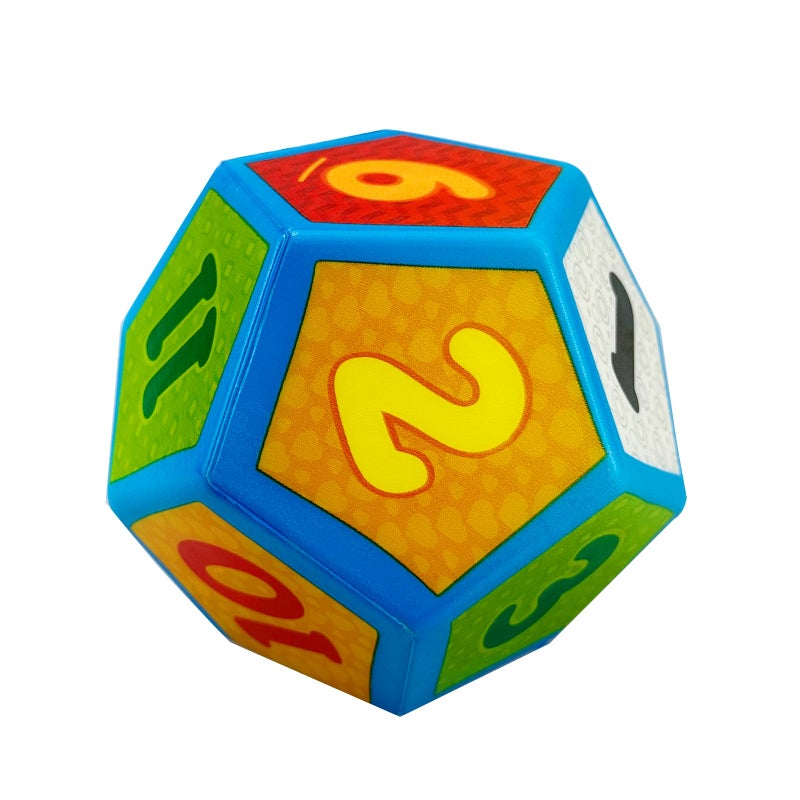 funnysquee 1 PC 12 Sided Game Dice 47 Inches Foam Playing Dodecahedrons Dice Kids Board Game Educational Toy for Table Gamesto Get Your Lucky Numbers - Image 3