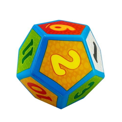 funnysquee 1 PC 12 Sided Game Dice 47 Inches Foam Playing Dodecahedrons Dice Kids Board Game Educational Toy for Table Gamesto Get Your Lucky Numbers - Image 1