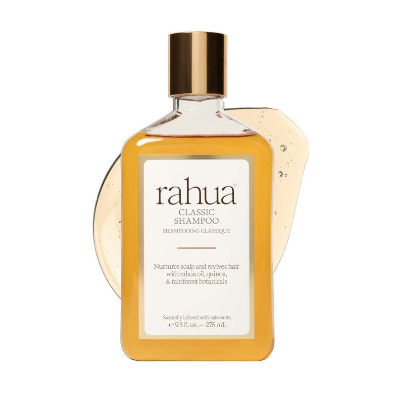 Rahua Classic Shampoo, Vegan Moisturizing Shampoo for Women and Men, Sulfate Free, Gentle Hair Care for All Hair Types, Clarifying Formula with Rahua Oil, Quinoa, Aloe Vera, and Palo Santo, 9.3 Fl Oz - Image 1