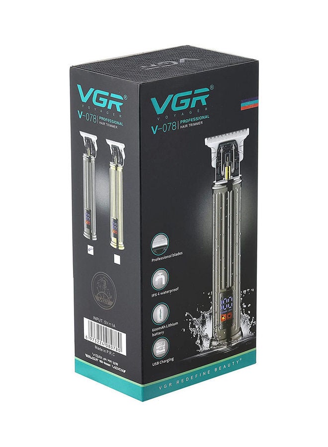 VGR V-078 Professional Rechargeable Hair Trimmer Multicolour - Image 1