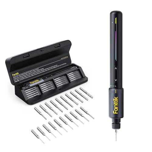 Fanttik K2 Nano Power Drill, Mini Precision Drill, Hand Drill, 20 Drill Bits, 800mAh Rechargeable, Tool Kit for DIY Projects, Shells, Plastic, Jewelry, PCB, Aluminum Plate - Image 1