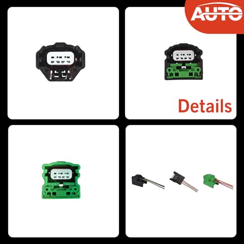 AUTO Occasion Crankshaft Camshaft Position Sensor Connector 3Pcs Camshaft Sensor Connector Compatible with Nissan Infiniti Infiniti Nissan Suzuki 2002-2020 - Image 2