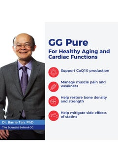xtendlife Gg Pure For Cardio Health And Healthy Aging Contains Gg To Help Prevent Statins From Lowering Coq10 30 Vege Capsules (1 Month Supply)  - Image 4