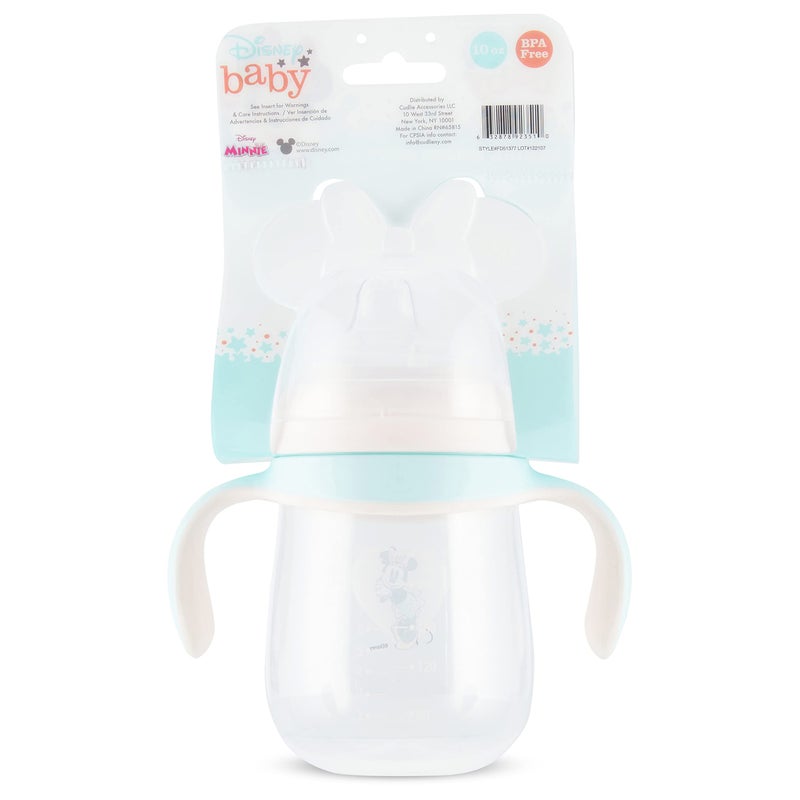 Disney Sippy Cups for Toddlers, Learner Sippy Cups for Kids with Pacifier, BPA-Free Trainer Cup with Handles, Leak-Proof Minnie Mouse and Mickey Mouse Sippy Cups, Perfect Unisex Gift for Children - Image 4