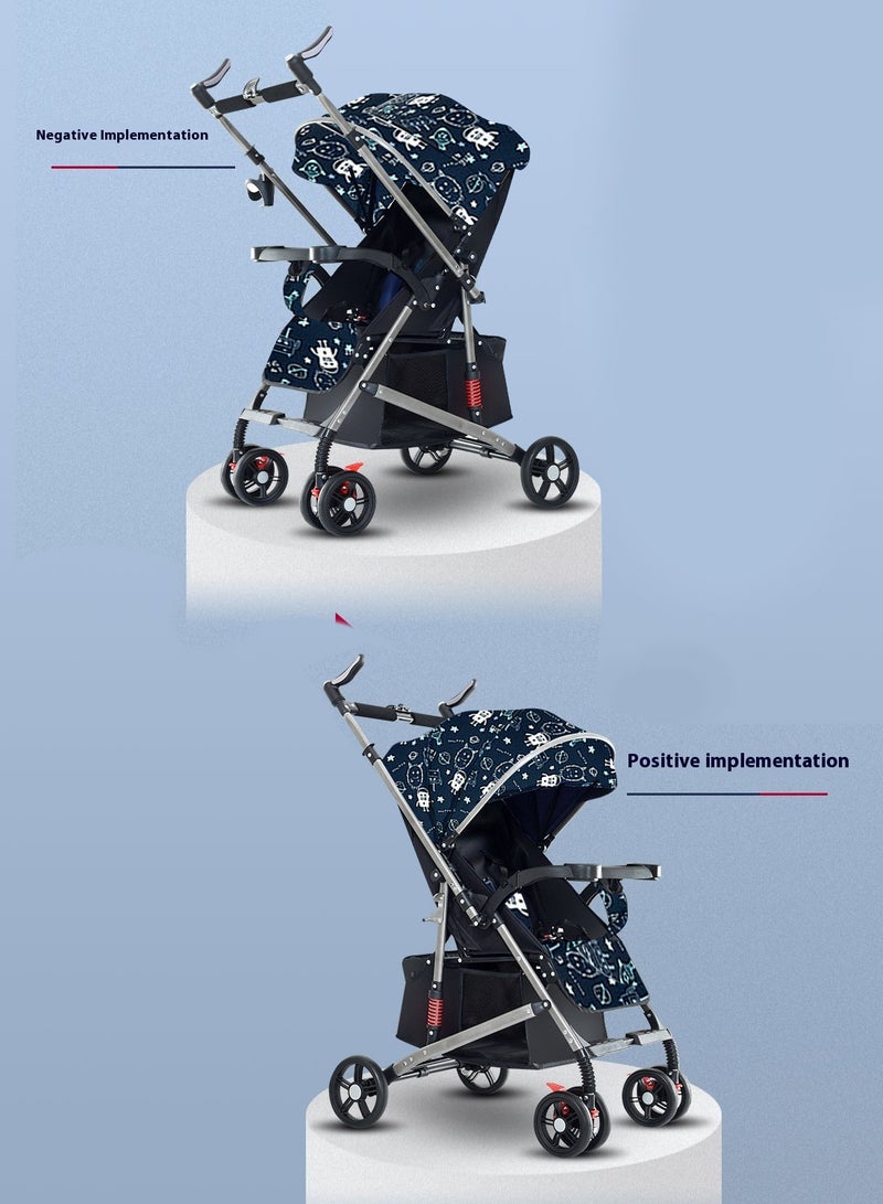 MaBaby Baby Stroller, Two-Way Trolley, Ultra Lightweight And Portable Pushchair With Shock-Absorbing Function - Image 5