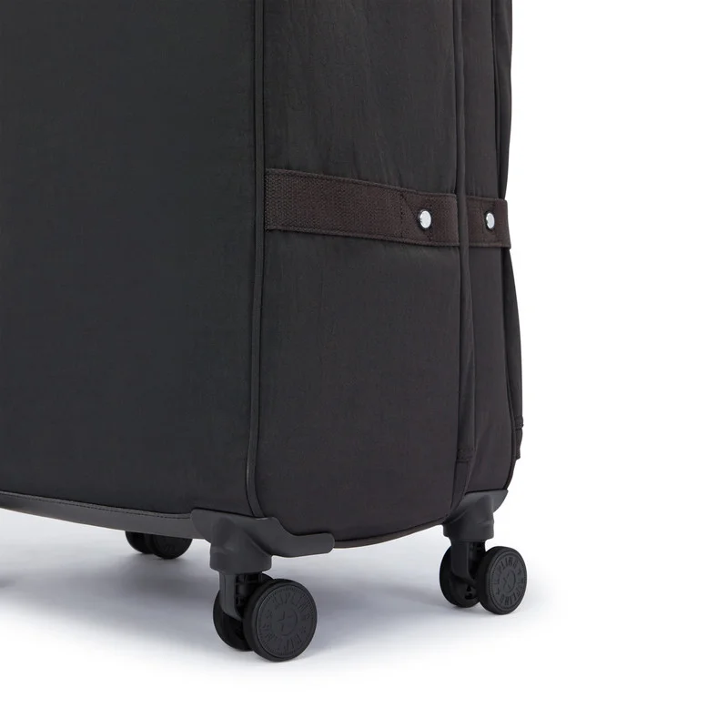 kipling Spontaneous L Female Large 4-Wheeled Water-Resistant Suitcase - Black Noir