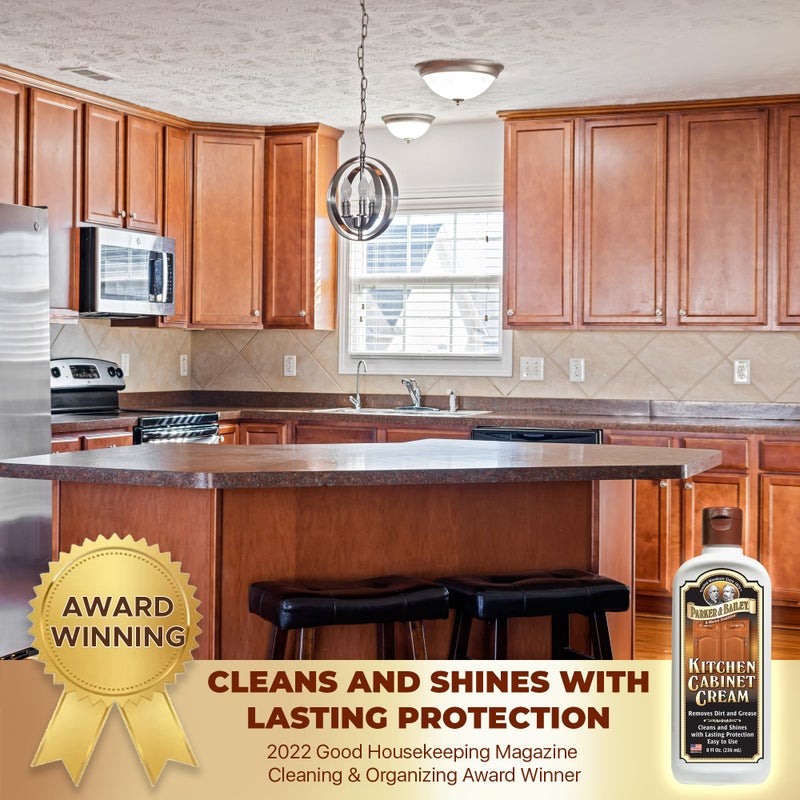 Parker Bailey PARKER & BAILEY KITCHEN CABINET CREAM - Multisurface Wood Cleaner And Polish Furniture Quick Shine Restorer Protector Surface, House Cleaning Supplies Home Improvement 8oz - Image 4